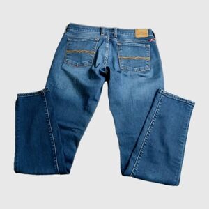 Lucky Brand Jeans Women Sz 4/27 Regular Blue Charlie Skinny Low Rise #451C